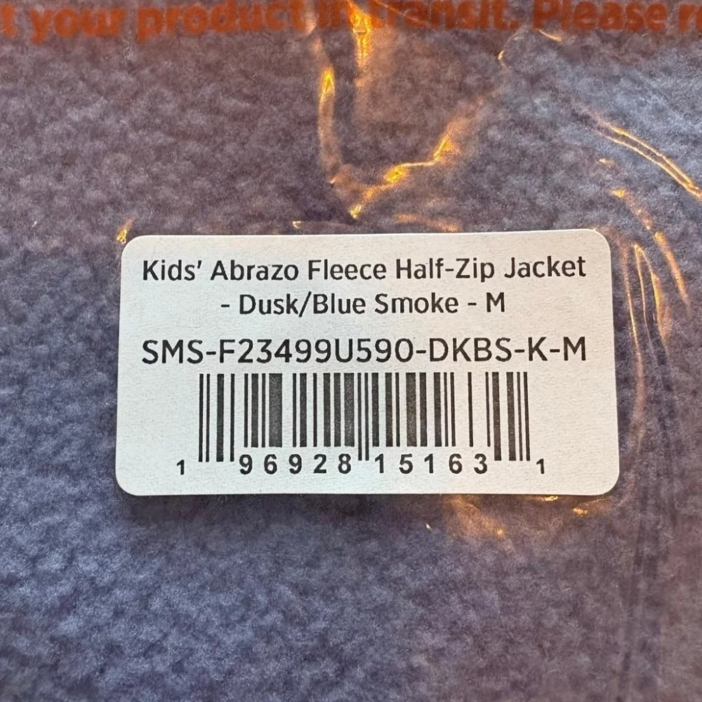 NWT Cotopaxi Kids Abrazo Fleece Half-Zip Jacket-Dusk/Blue Smoke